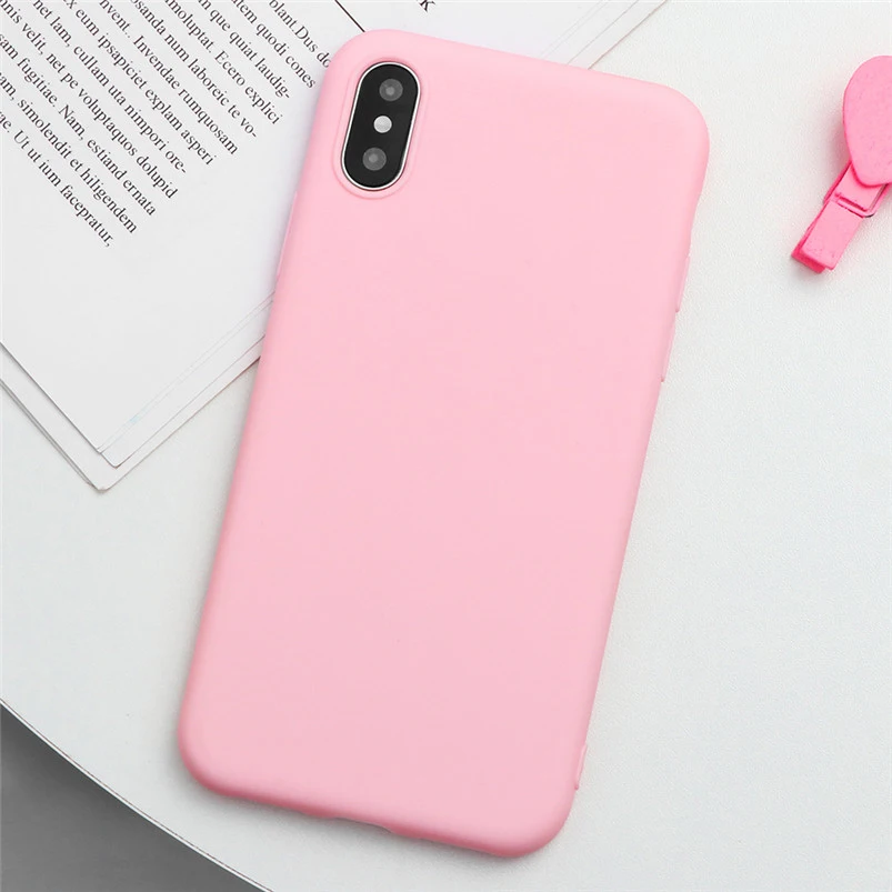 Матовый чехол для телефона ярких цветов с сердцем для iPhone 11 Pro XS Max XR X 8 7 6 6 s Plus 5 5S SE, мягкий чехол из ТПУ для iPhone XR, чехол - Цвет: 31DK-fe