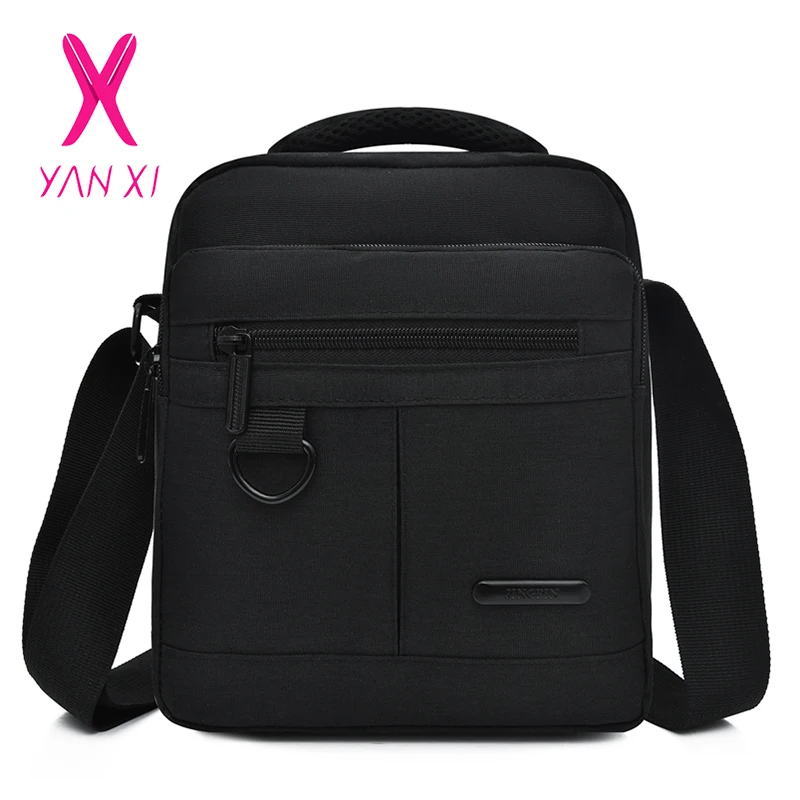 YANXI 2019 брендовая дизайнерская деловая мужская сумка на плечо Оксфорд