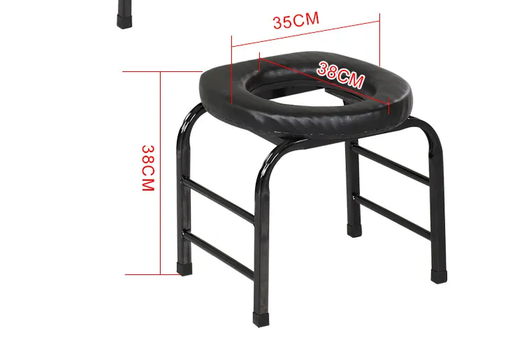 Складной Противоскользящий горшок для беременных женщин, пожилых людей, туалет для пожилых людей, zuo bian deng, простое туалетное кресло, подставка для унитаза