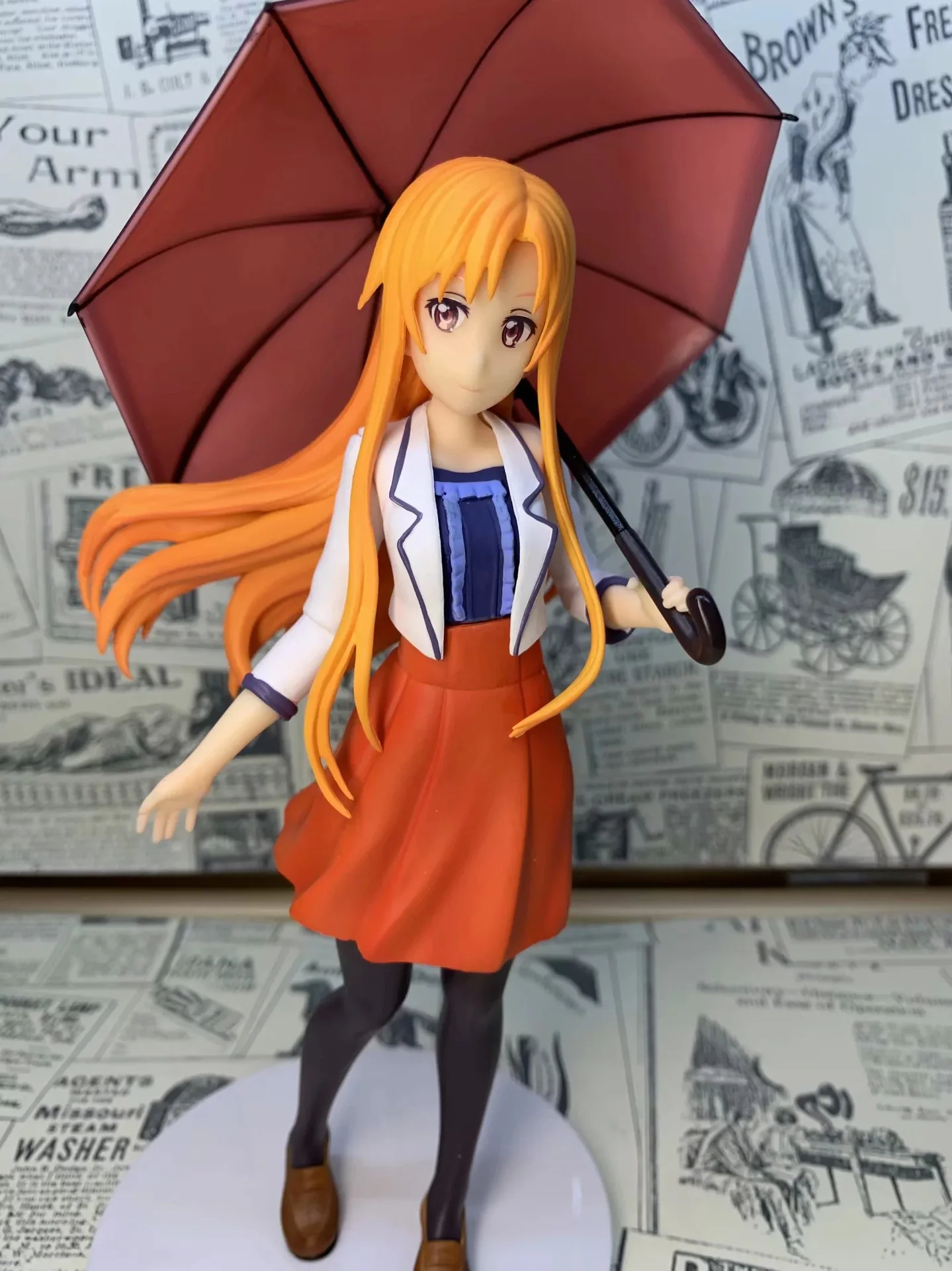

Anime Toy Sword Art Online Yuki Tomorrow Nye Asuna Casual Wear Umbrella Boxed Garage Kit