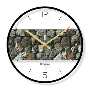 

Clocks and Watches Modern Wall Clock Home Living Room Small Clock Can Be Hung Bedroom Table Mute Ins Digital Clock Wall Clock