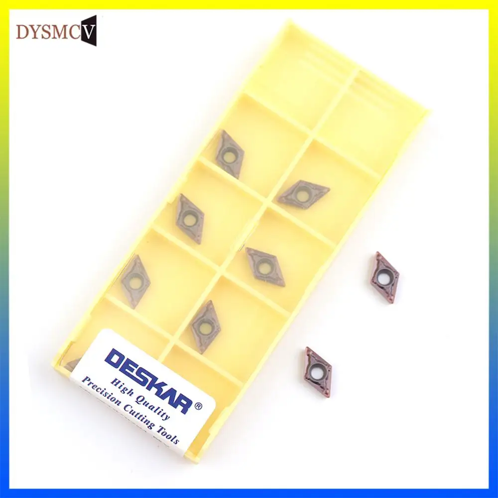 Твердосплавные пластины для настольных компьютеров DCMT070204 DCMT070208 MV LF6018 токарные