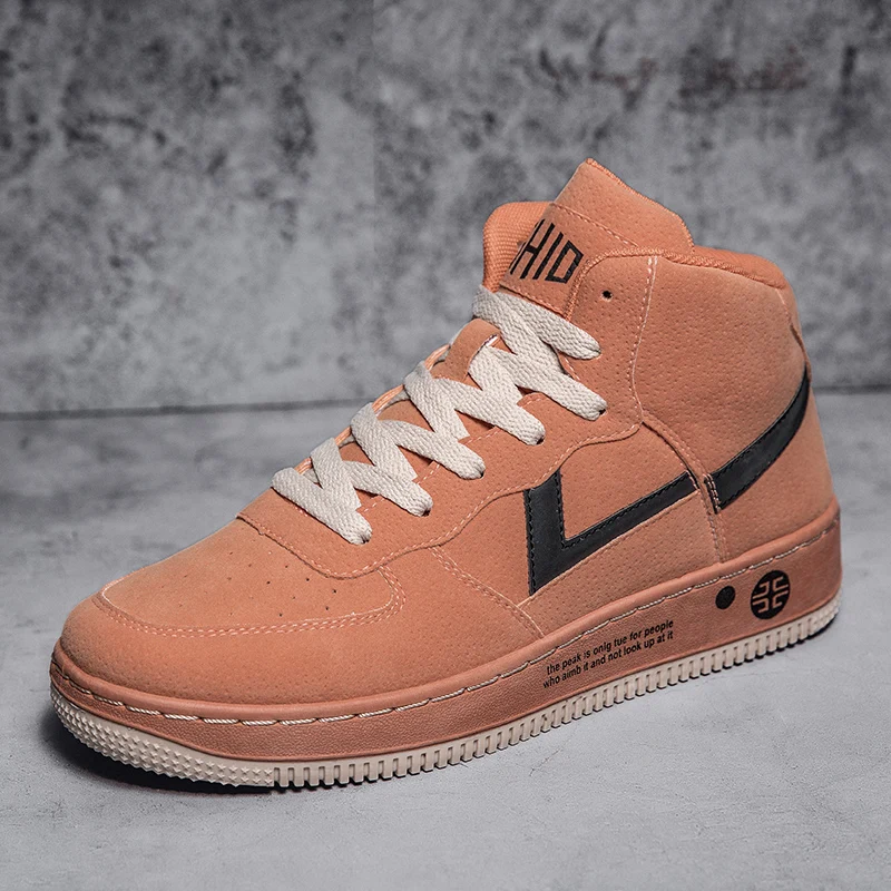 Мужские кроссовки дышащие светильник шевые Кожаные классические удобная