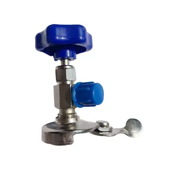 

Auto R134a Air Refrigerant AC Can Tap Valve Bottle Opener Tool With Blue Cap AP