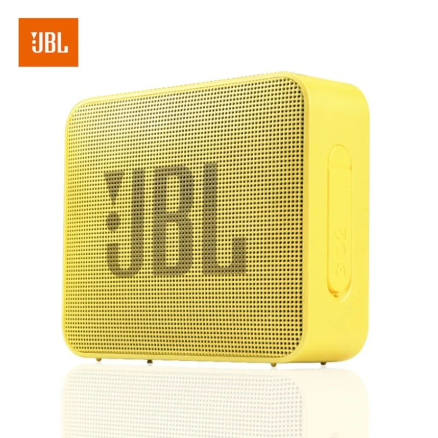 JBL GO 2 Музыкальный беспроводной Bluetooth мини-динамик IPX7 водонепроницаемый открытый питьевой динамик s перезаряжаемая батарея с микрофоном - Цвет: Yellow