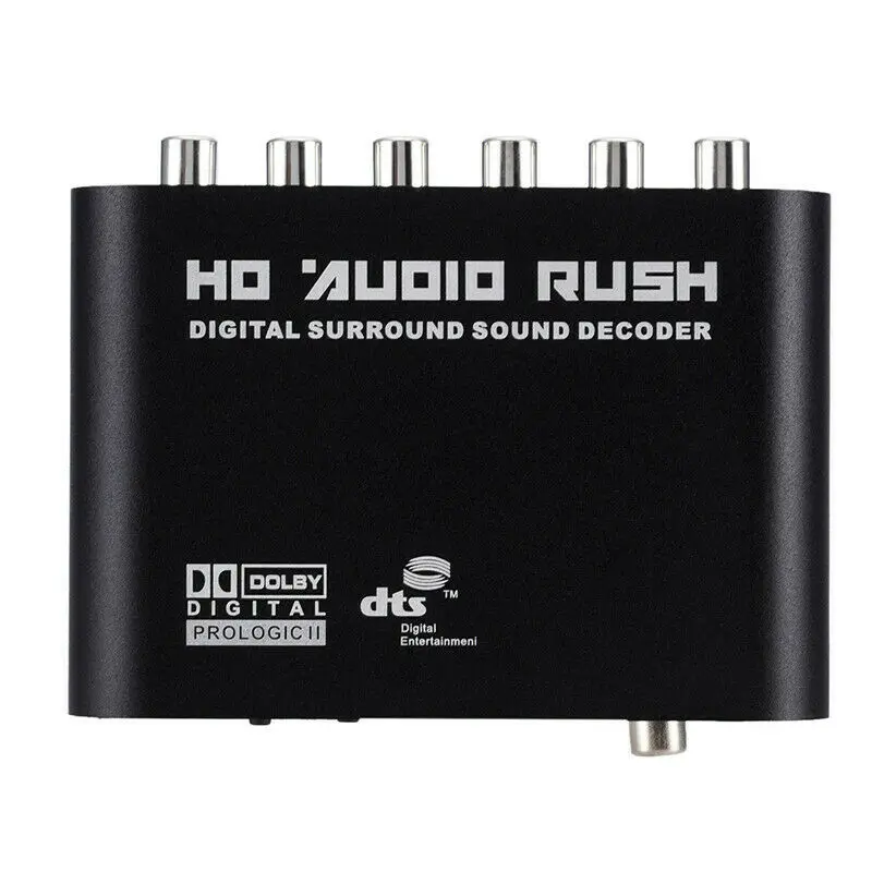  5.1 Canali DTS/AC3 HD Audio Rush Digital Sound Decoder Convertitore Analogico Adattatore