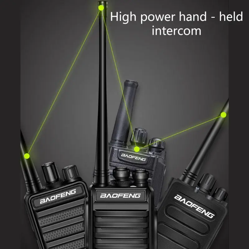 Talkie à Prova Rádio em Dois 2021 de Alta Potência Atualização Feng Walkie Dm3água Sentidos M3gd Bao Bf-858 7 Cheap Walkie-talkie