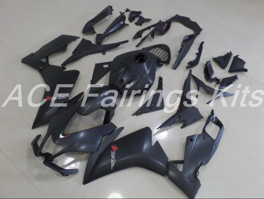 Полный набор обтекателей для Aprilia RS4 50 125 2012-2013- ABS пластик мотоцикл Обтекатели наборы черный матовый