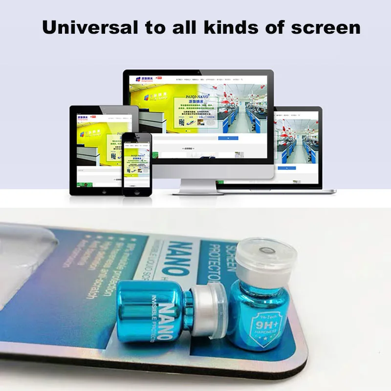 Универсальная Hi Tech Nano защита для жидкокристаллического экрана iPhone 11 iPad samsung huawei