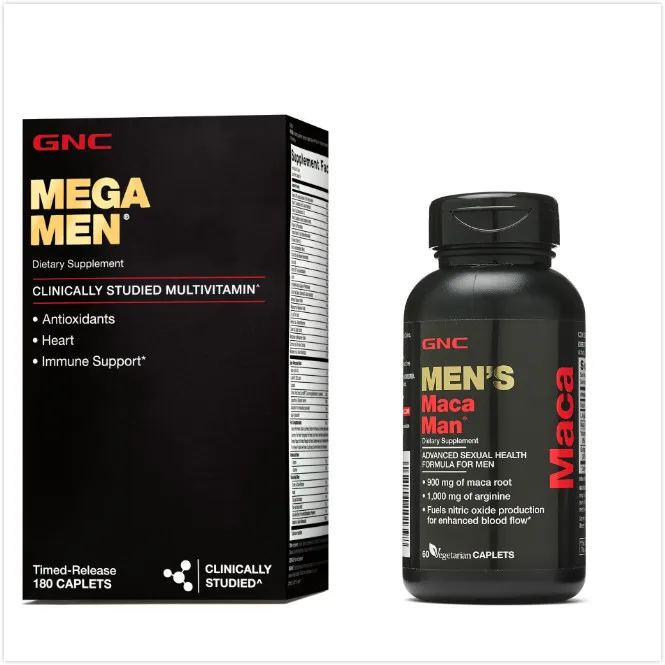 MEGA MEN 180 caplets, MEN'S MACA MAN 60 капсул