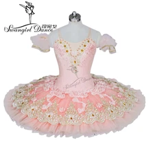 Балетные пачки для взрослых, розовый персик, Щелкунчик, для женщин, на тарелке, пачка, для девочек, Лебединое озеро, балетные костюмы, профессиональные балетные пачки, BT9028