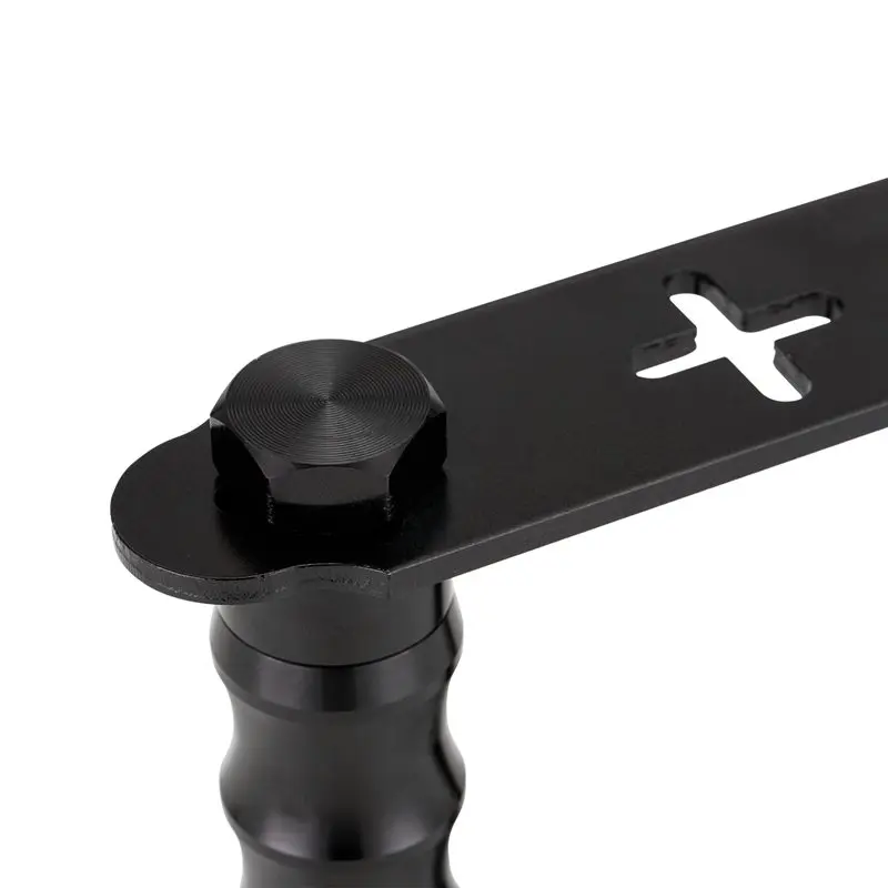 FFYY-Sports Camera Handheld Stabilizer Balance Bracket Aluminum Double Card Dive Photography Accessories