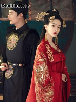 

2020 traditional chinese costume for women hanfu dress vintage ancient emboridery meter pendulum blouse folk tang suit party