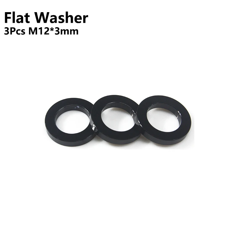 Bicycle Thru Axle Precision Washers - M12 Flat & Conical Collection
