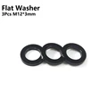 3Pcs M12x3mm Flat