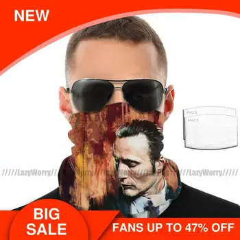 

Hannibal Lecter Mouth Face Mask Hannibal Facial Mask for Adult Funny Fashion with Filters Mask
