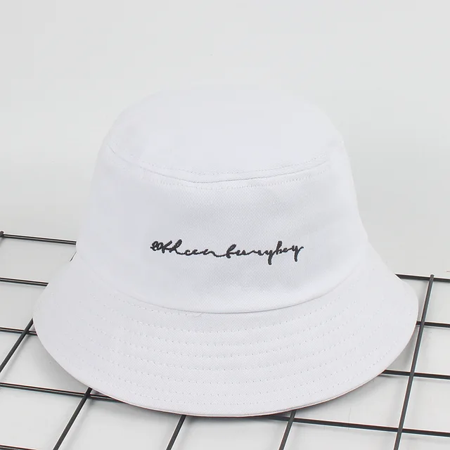 Summer Bucket Hats Women Men's Panama Hat Double Sided Wear Fishing Hat Fisherman Cap For Boys Girls Bob Femme Gorro HG10015-1