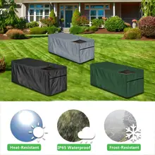 Патио Сад палубная коробка крышка открытый водонепроницаемый ящик для хранения крышка