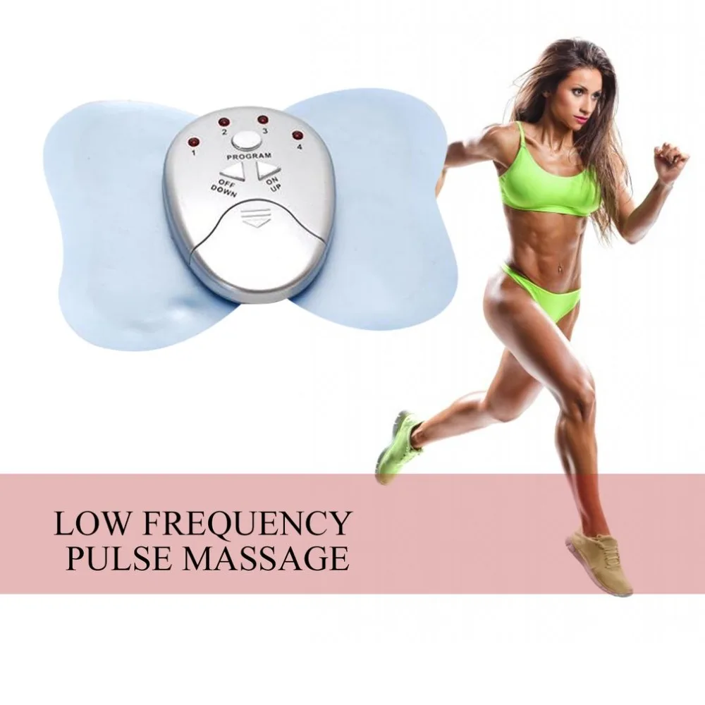 

Low Frequency Pulse Massager Butterfly Massage Paste Weight Loss Body Slimming Physiotherapy Electro-Stimulation sauna reducer