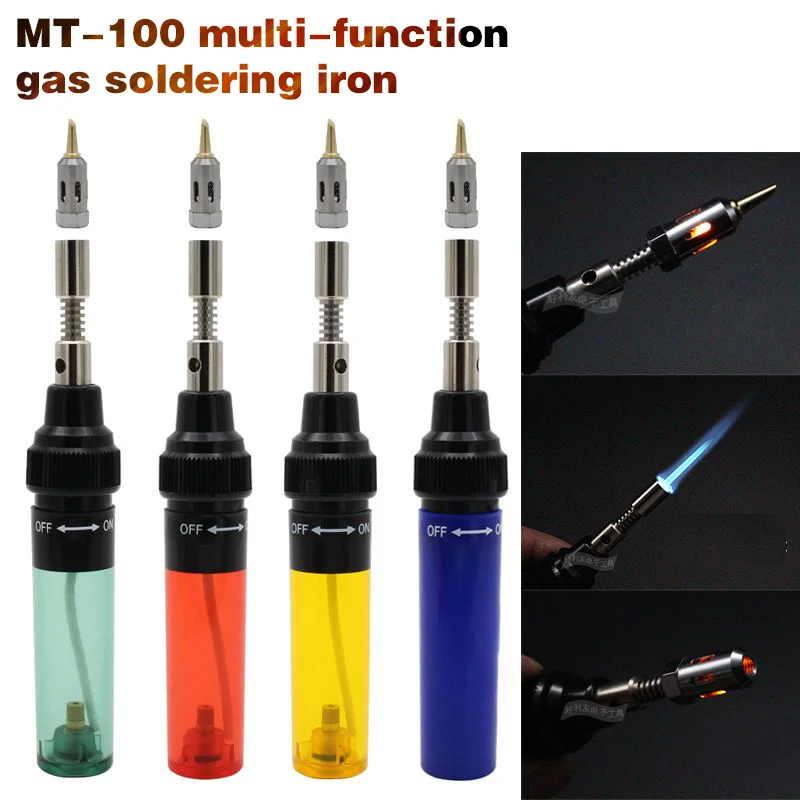 1300 Celsius Butane Gas Welding Soldering Irons Pen Burner Blow Torch Iron Cordless Tool Tip | Инструменты