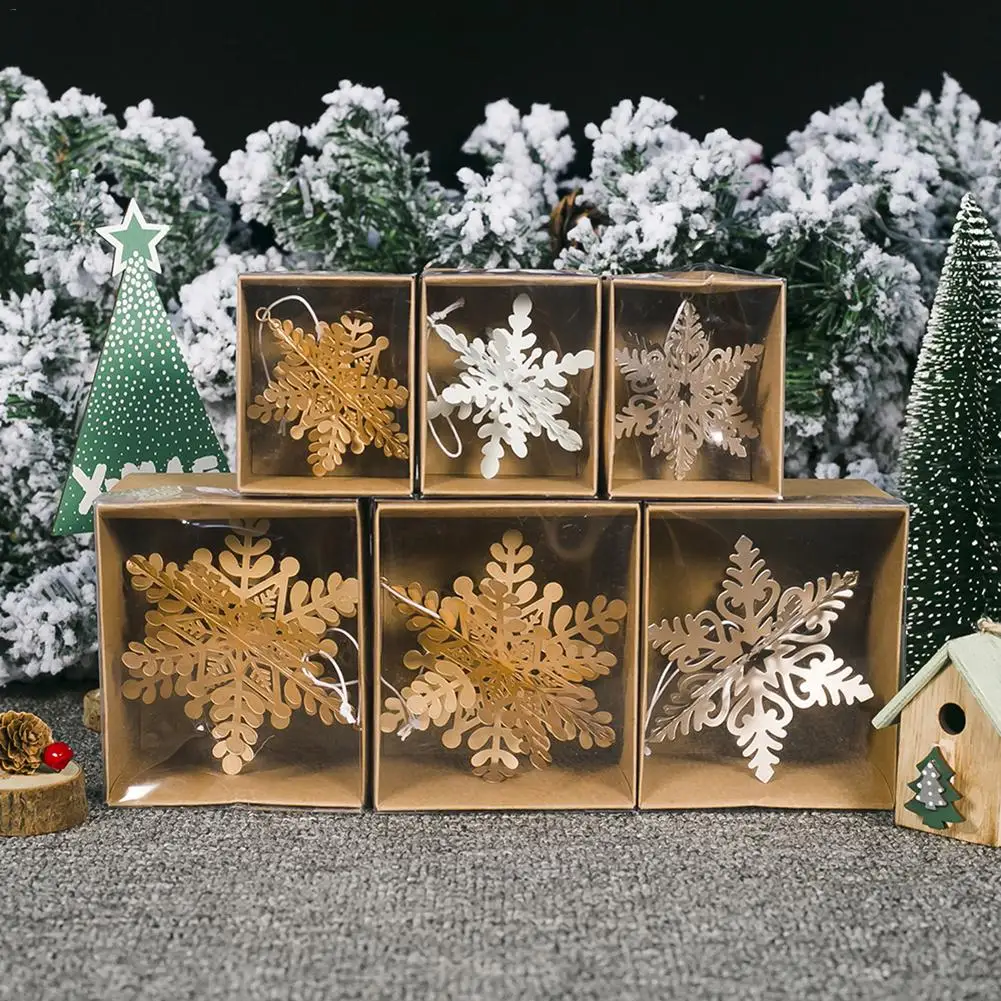 Железная Подвеска из снежинки Рождественские украшения, подвески для рождественской вечеринки украшения дома