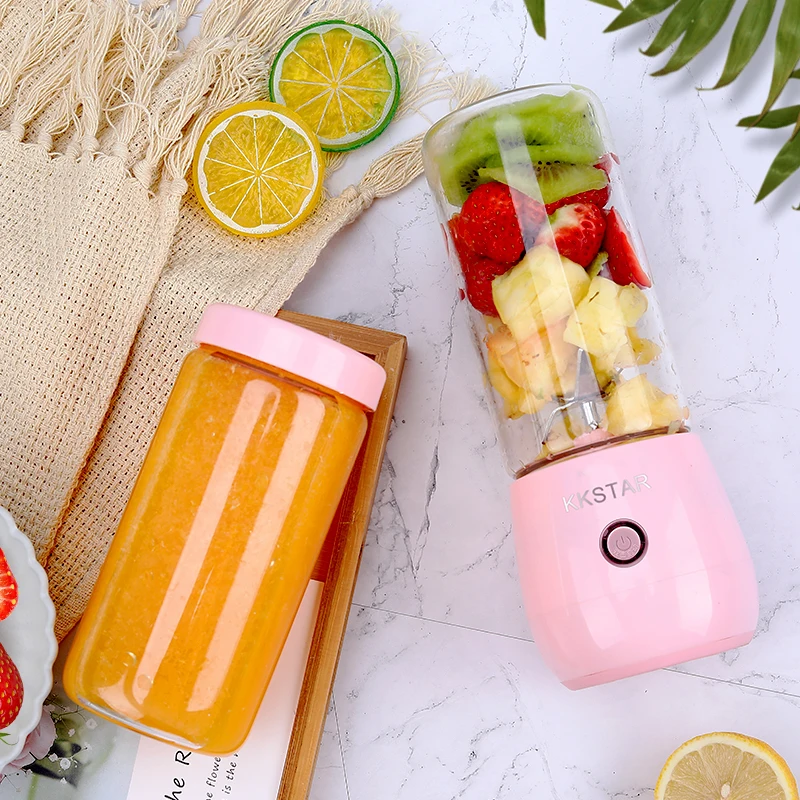 Mini Juicer Glass Portable Smoothie Fruit Blender Mixer Electric Juice  Extractor Juicer Machine Manual Food Processor Exprimidor - AliExpress