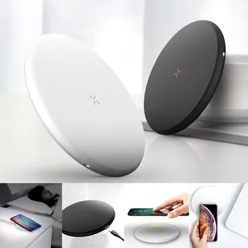 

Qi Wireless Charger for iPhone X Xs MAX XR 8 plus 11/pro/Max Fast Charging for Samsung S8 S9 Plus Note 9 8 Phone Charger IY13