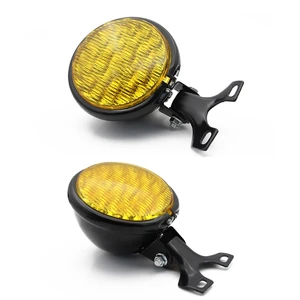 Image 5 - Motorcycle LED Headlight Vintage Front Lights Lamps Retro Round Spotlight Lamp