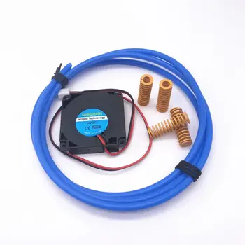 

3D Printer Turbine Fan 12V 24V 40*10mm 4010 Bearing Blower 2x4 PTFE Tube Springs Kit for J-head Bowden RepRap Extruder