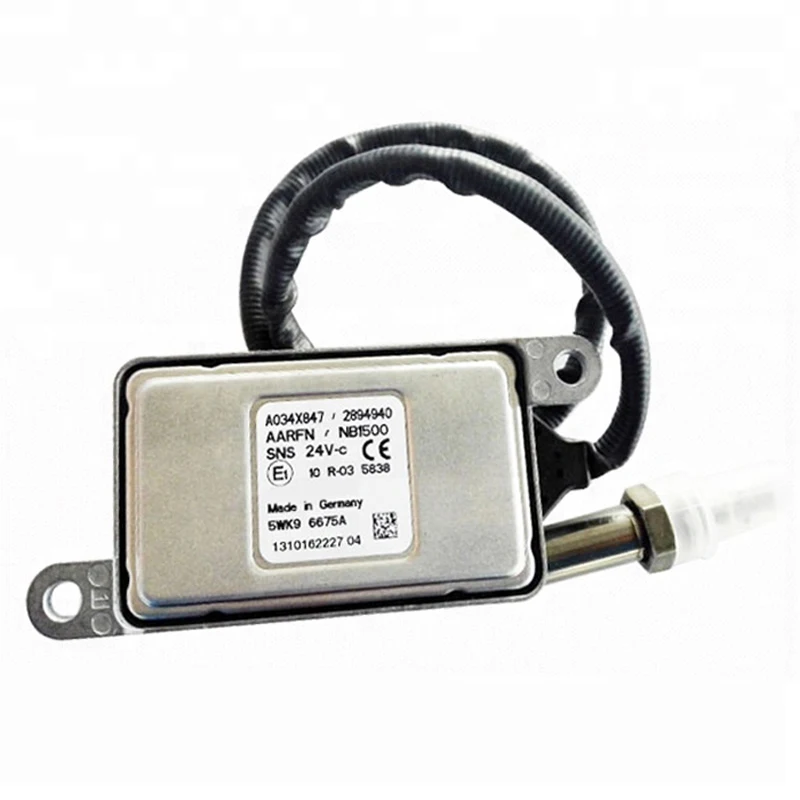 Азотовый кислородный датчик 5WK96675A A034X847 2894940/2871979/4984577/4954222/1705572 5WK9 6675A NOX для DAF XF Cummins
