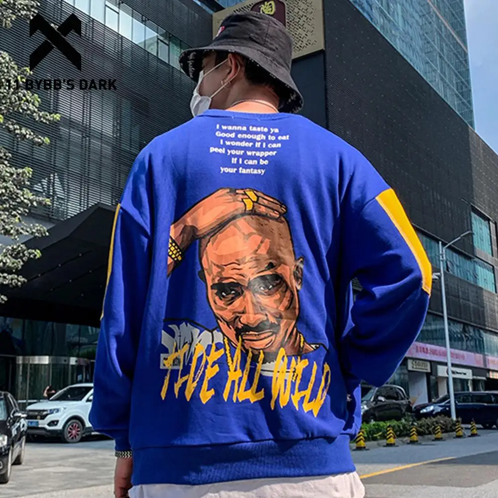 11 byb's DARK Funny Bald мужская толстовка с принтом 2020 Harajuku Streetwear Повседневный хлопковый