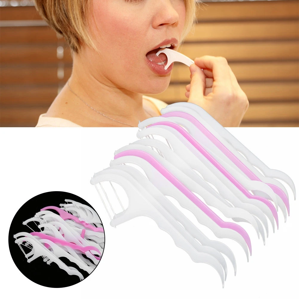 3 Bag 2In1 Dental Floss Toothpick Disposable Tooth Sticks Clean Teeth Between Teeth Tooth Cleaner Oral Care Professional Tools