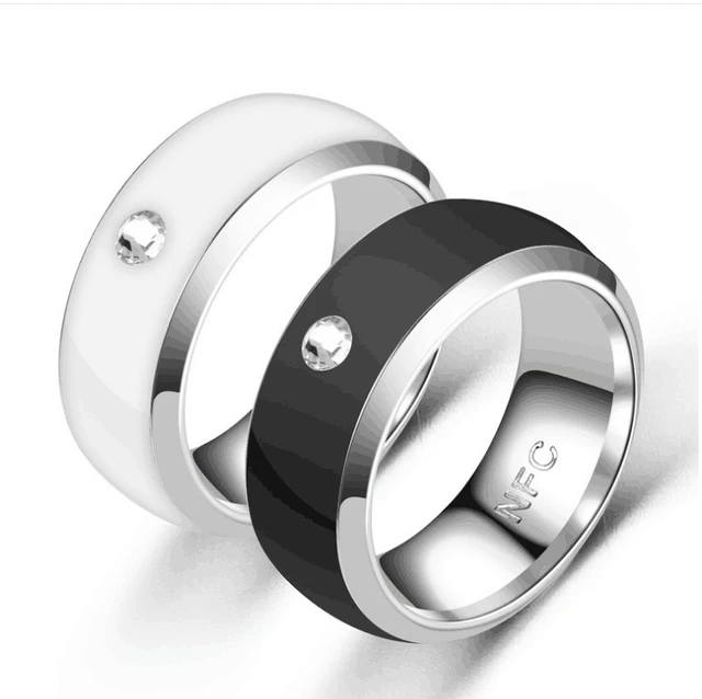 Smart Rings NFC Multifunctional Waterproof Intelligent Magic Ring Smart  Wearable Finger Universal Digital Ring Smart Accessories Multi-Color 
