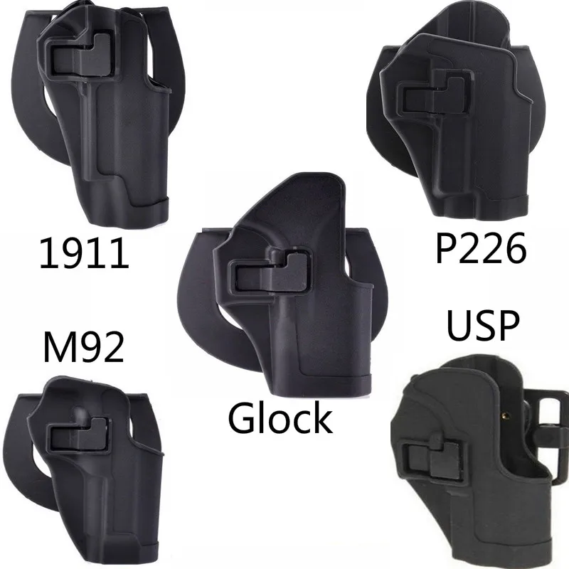 Кобура CQC Serpa для правой руки кобура на талию Glock 17/HK/ USP/1911/P226/ M92 поясная страйкбола