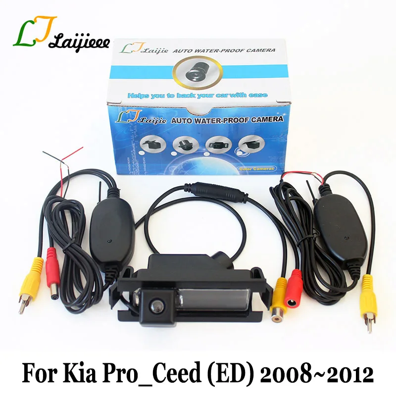 Беспроводная парковочная камера для Kia Pro Ceed 2008 ~ 2012 / RCA AUX HD CCD с ночным видением |