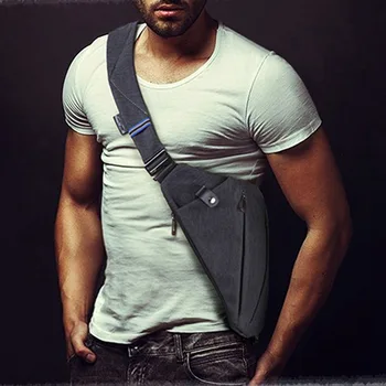 

Fino Small Fly Digital Storage Bag Men Gun Pack Shoulder Sports Casual Wallet Multi-functional Business Shoulder Bag