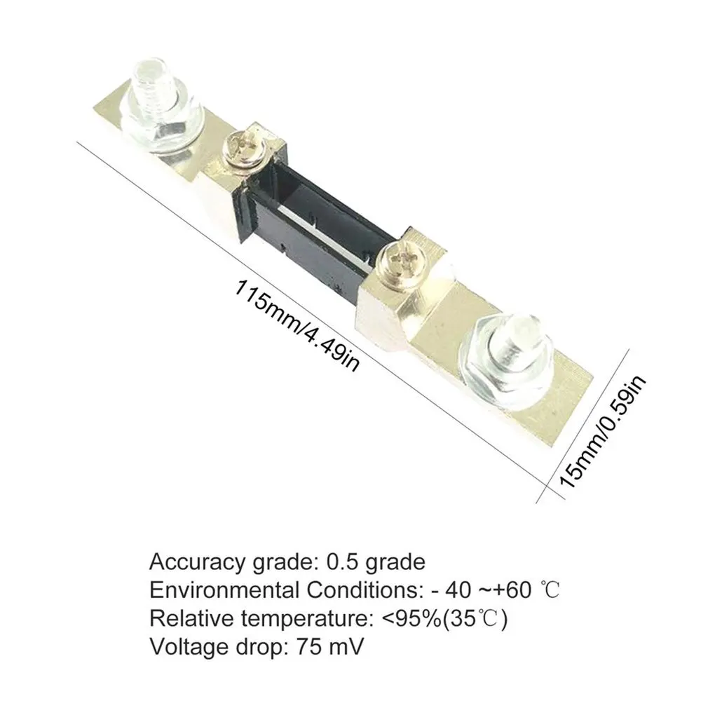 FL-2 50A/100A/200A 75MV DC токовая шунтирующая резисторная панель для цифрового амперметра Амперметр КЛАСС 0,5 токовый шунтирующий резистор