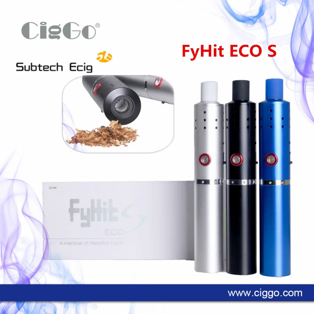 Ciggo  FyHit ECO S Kit 2200mAh Dry Herb Vaporizer Herbal Vaporizers E Cigarette Vape Pen With 6 Temperature Setting