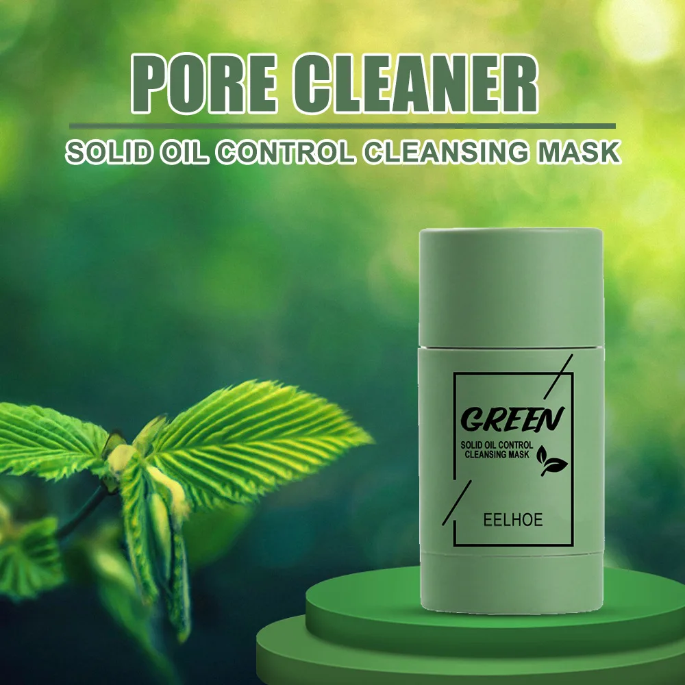 Clean Face Mask Beauty Skin Green Tea Clean Face Mask Stick Cleans Pores Dirt Moisturizing Hydrating Whitening Care Face Tools