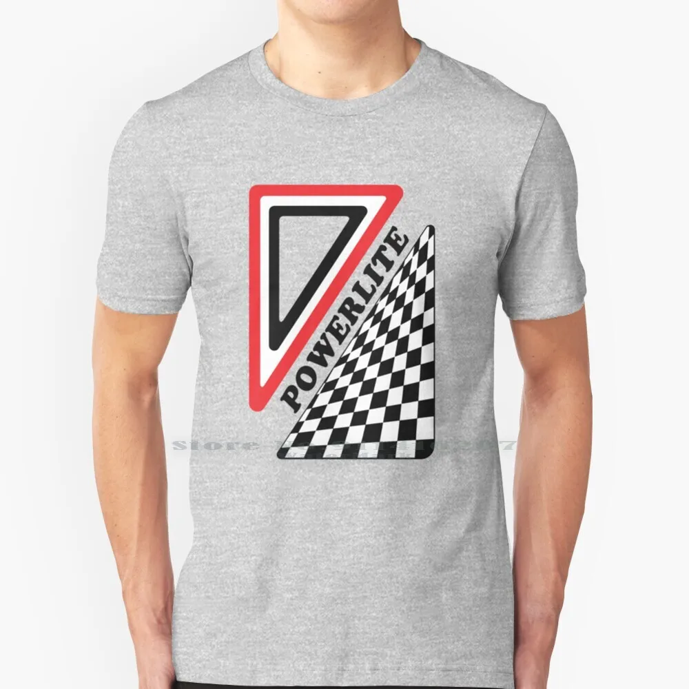 Powerlite Bmx 1978 - 1983 T Shirt 100% Puro Cotone Bici Bicicletta Ciclo Mountain Motocross Mtb Racing Freestyle Rad Radical Et E T
