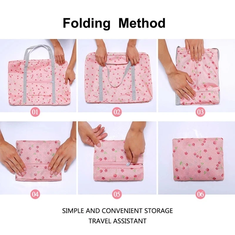 Folding Clothes Sorting Bag Luggage Storage Organizer Portable Men Totes Women Travel Duffle Bag Large Capacity Clothing Handbag