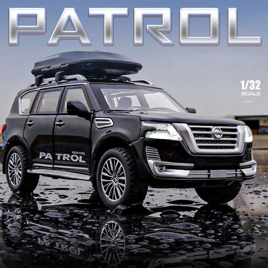 Details about   1:36 Nissan Patrol Y62 SUV Model Car Metal Diecast Gift Toy Vehicle Kids Black 