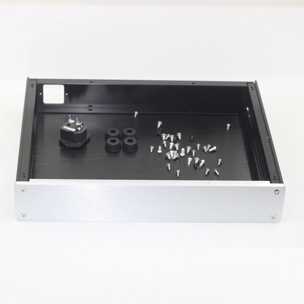 DAC Amplifier Case Aluminum Chassis Power Supply DIY Case  Preamp Shell Enclosure BZ3205
