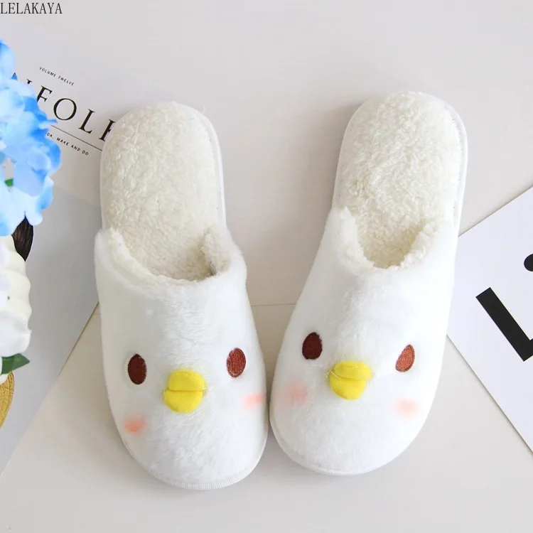 

Cartoon Plush Slippers Creative Winter Indoor Home Shoes Animals Soft Stuffed Rabbit Cat Non-slip Slipper Decoration Gift Doll
