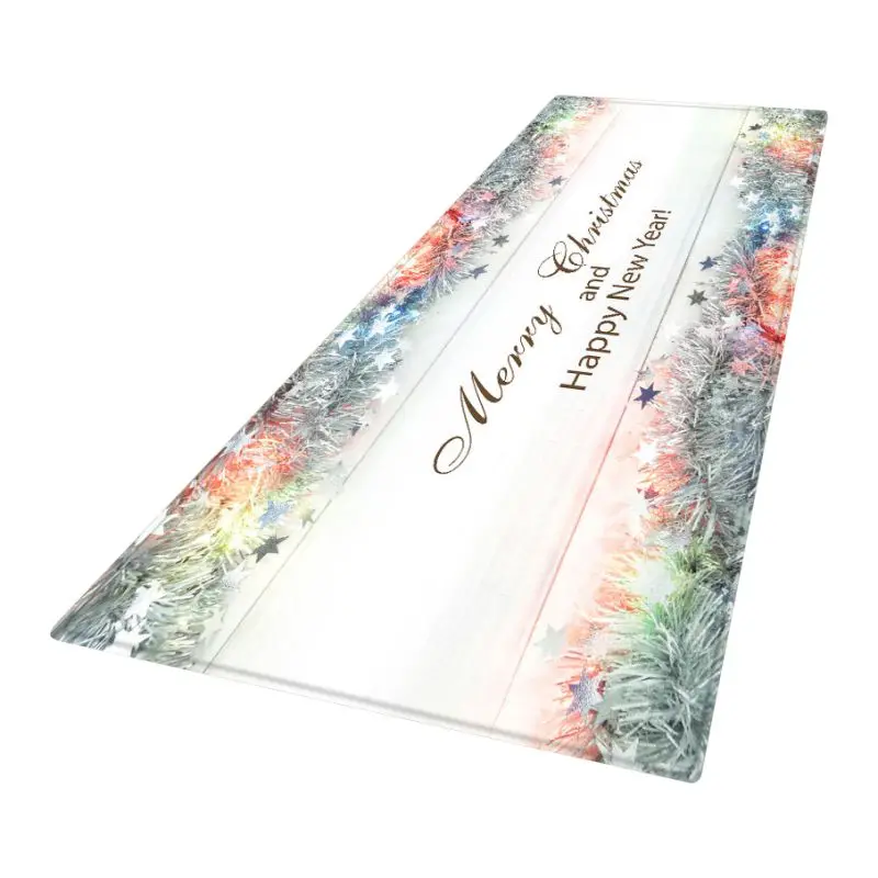 Christmas Themed Area Rug Soft Flannel Floor Mat For Kitchen Living Dining Dorm Room Bedroom Decor 60 X 180CM - Цвет: A5