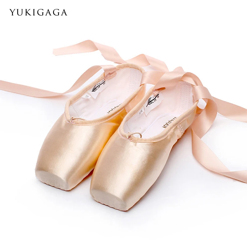 Tanie Profesjonalne baletki damskie buty do tańca z wstążkami dla kobiet dziewczynki dziecko satynowe z czerwonym czarnym nude uwalnia statek