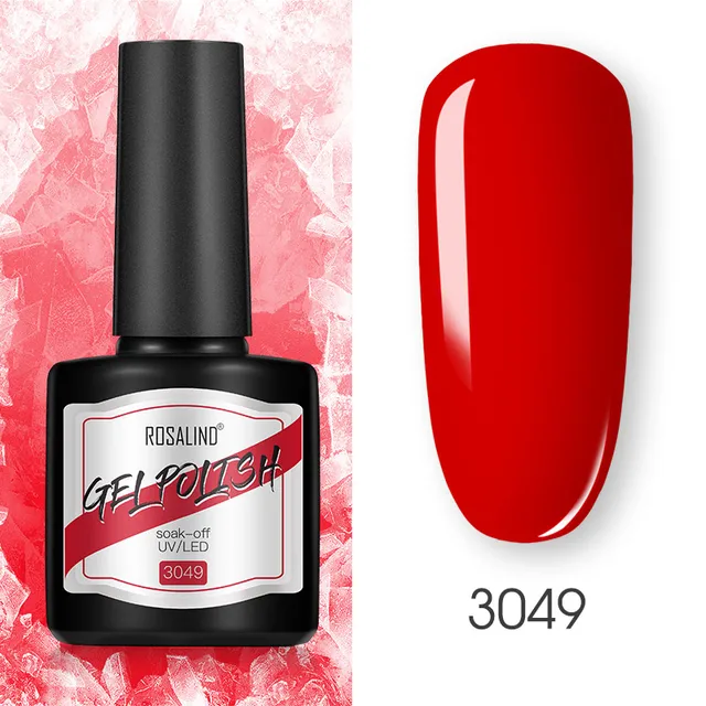 ROSALIND 8ml Gel Nail Polish Shiny Matte Effect Gel Polish For Manicure Nail Art Design Semi Permanent Painting Varnishes Gel RS17-3049