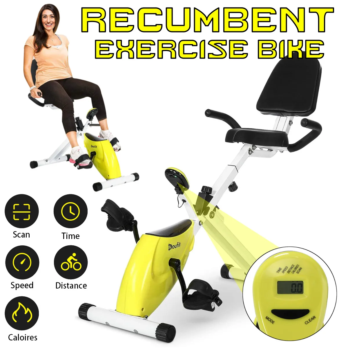 Buy Foldable Recumbent Bicycles Indoor 