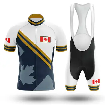 

2020 Canada Summer Cycling Jersey set Maillot Ropa Ciclismo Cycling Bicycle Clothing MTB Bike Clothes Uniform Cycling Set