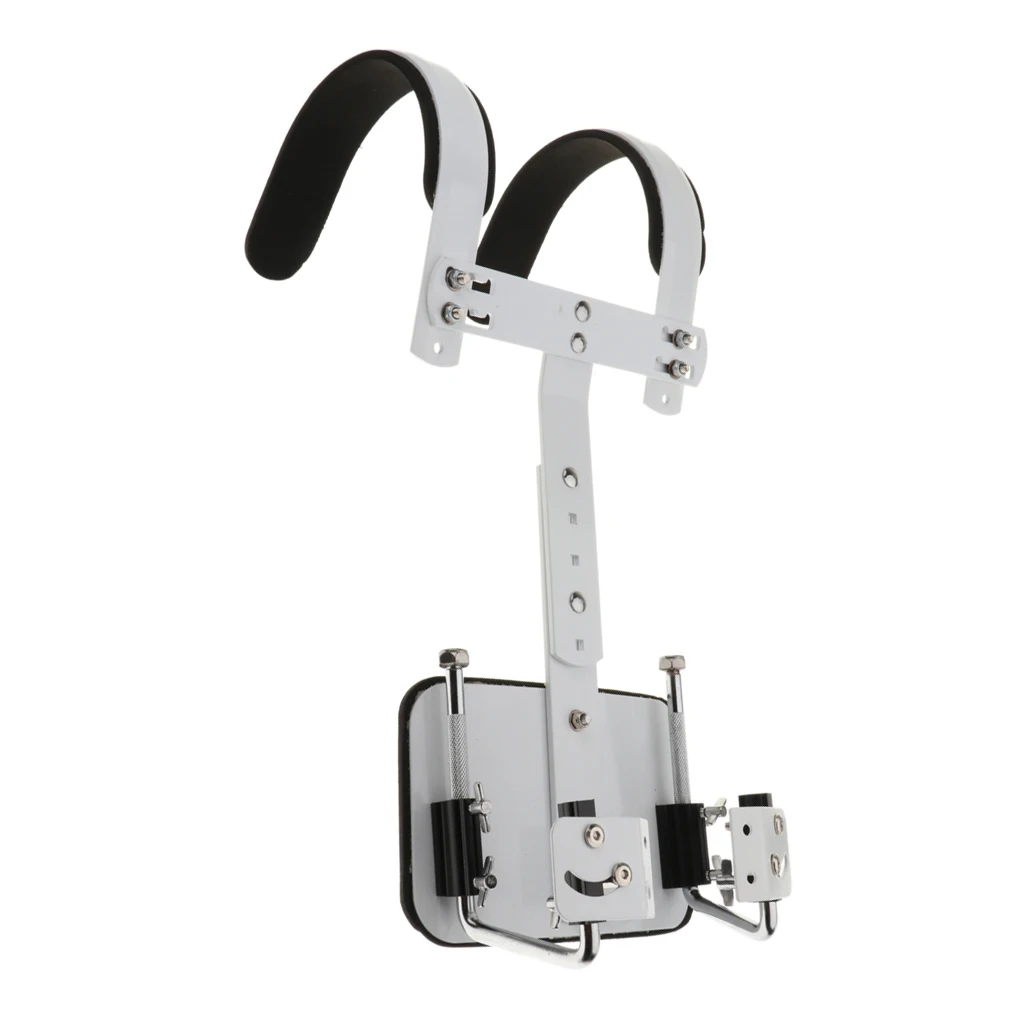 

2 Pieces Marching Snare Drum Carrier Support Alloy Percussion Accessory Parts